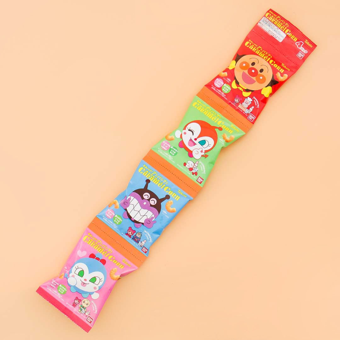 Anpanman Caramel Corn Mini Pack – 4 pcs