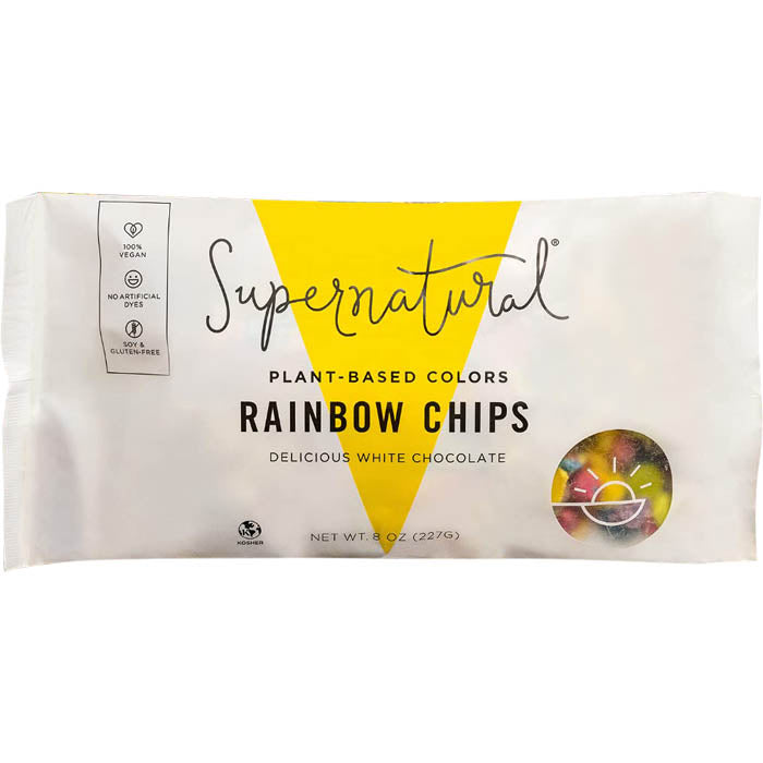 Supernatural – Dye-Free Rainbow Chocolate Chips, 8oz