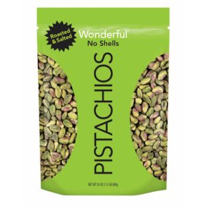 Wonderful Pistachios No Shells Roasted Salted, 24 oz.
