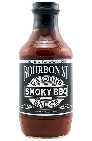CaJohn’s Bourbon Street Smoky BBQ Sauce, 16oz.