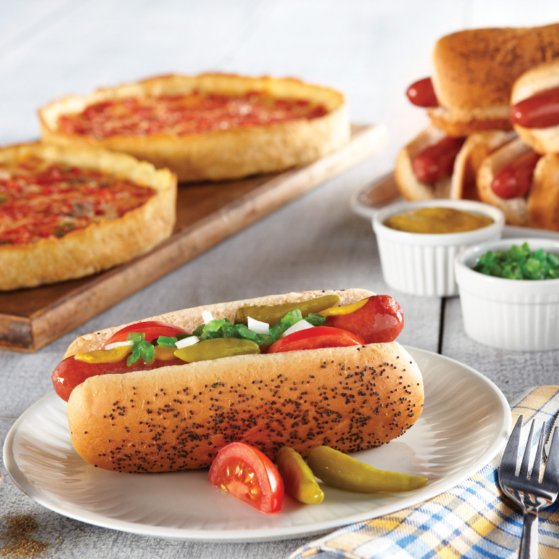 Vienna Beef Hot Dog Kit & 2 Pizzas