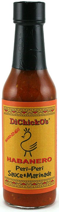 DiChickO’s Habanero Peri Peri Sauce and Marinade, 5oz.