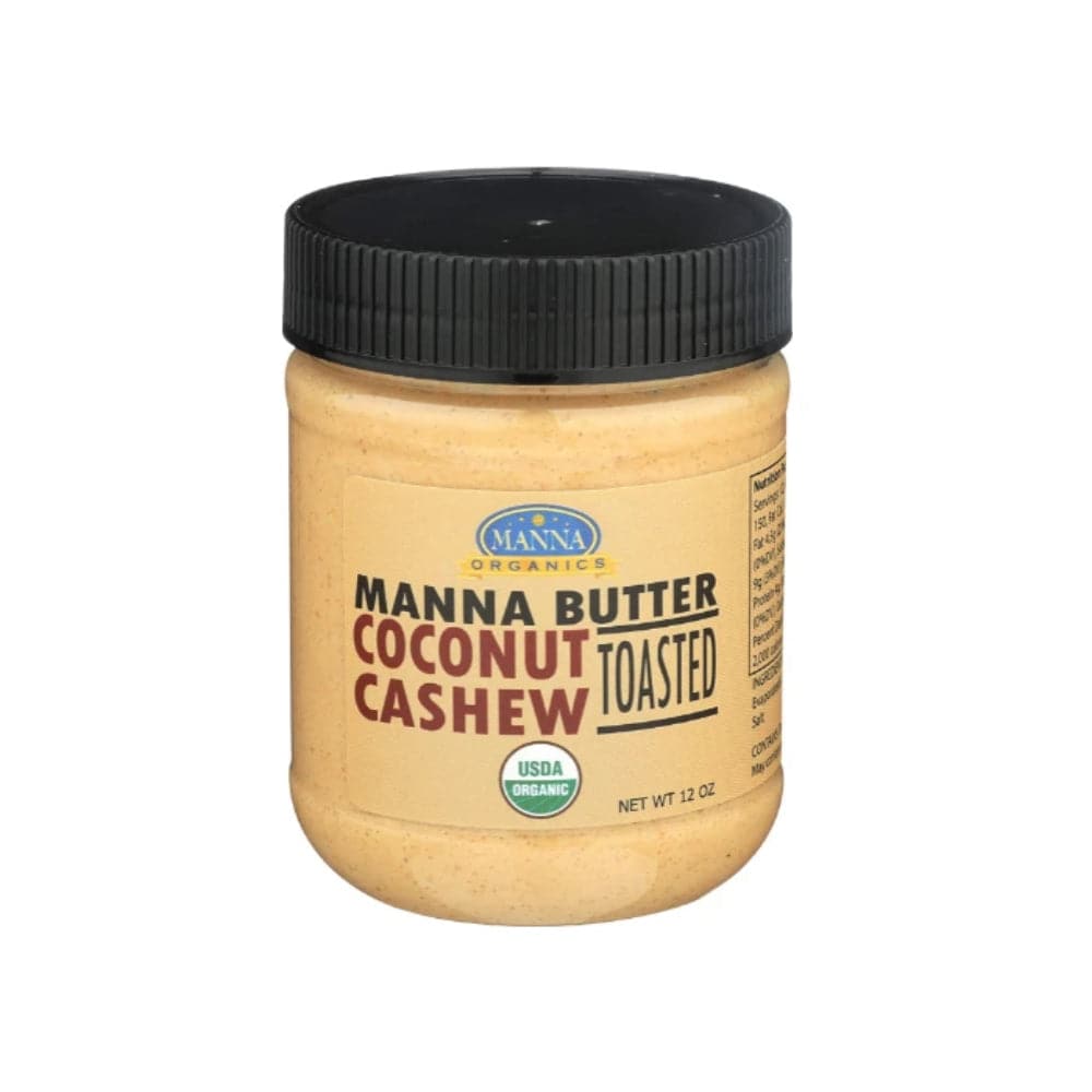 Manna Organics – Organic Nut Butter Coconut Cashew