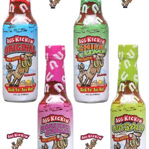 Ass Kickin Hot Sauces Variety 4 Pack, 4/5oz.