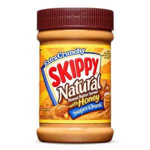 Skippy Natural Super Chunk Peanut Butter Spread With Honey