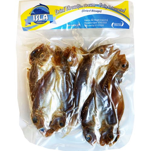 Isla Premium – Dried Salted Threadfin Bream (Bisugo) – Fully Eviscerated – 8 OZ