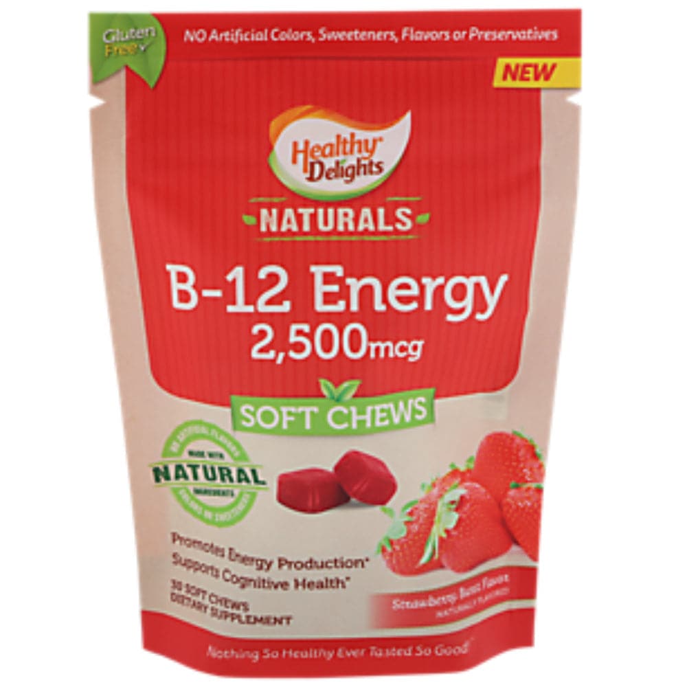 Healthy Delights – B-12 Energy 2,500 MCG Soft Chews