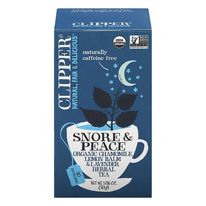 Clipper – Organic Snore & Peace Tea, 1.06 oz | Pack of 6
