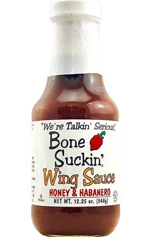 Bone Suckin Honey & Habanero Wing Sauce, 12.25oz.