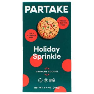 Partake – Crunchy Holiday Sprinkle Cookies, 5.5oz