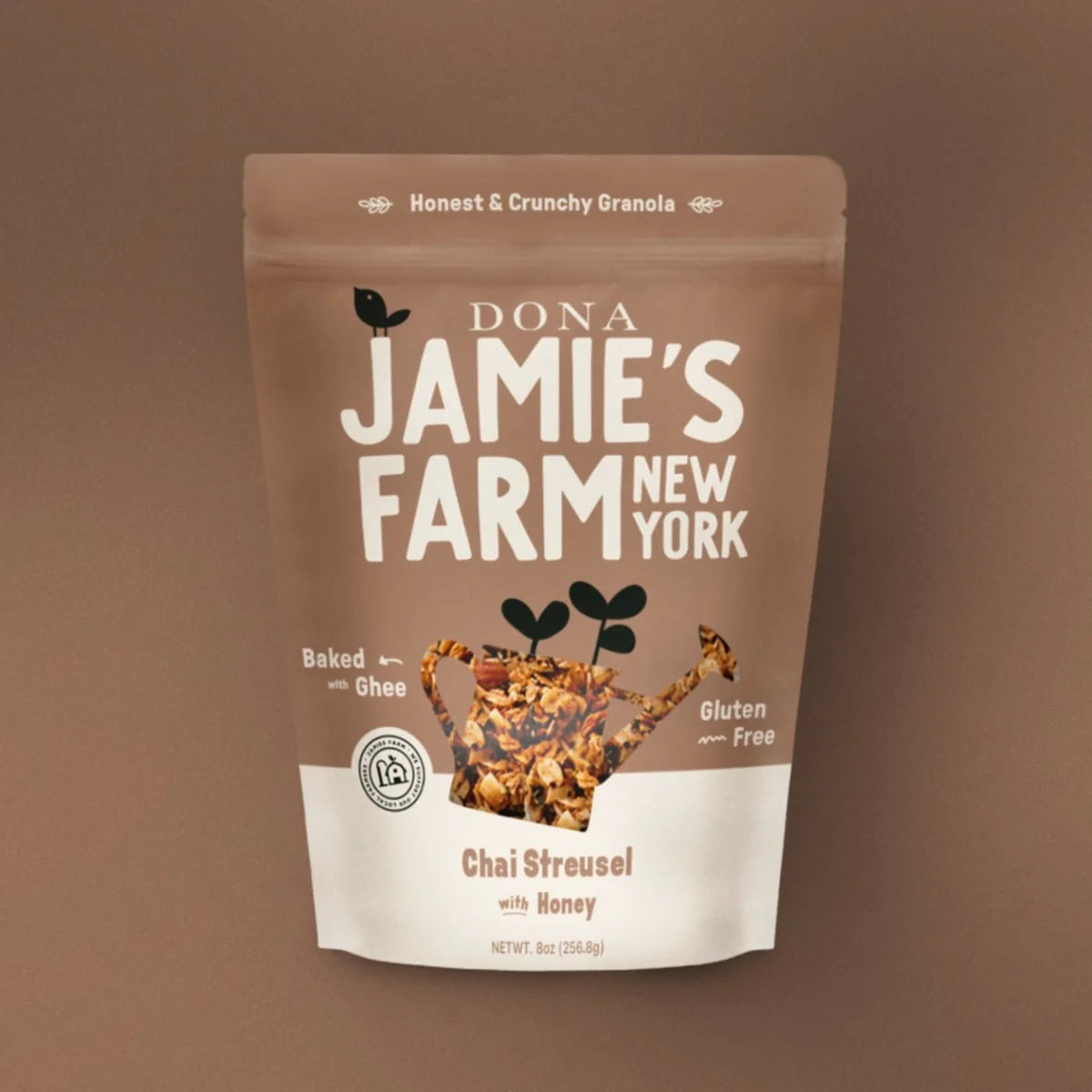 Jamie’s Farm Granola Chai Streusel with Honey Bag – 6 bags x 8 oz case