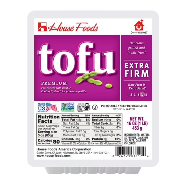 House Foods – Tofu, 16oz | Multiple Flavors | Pack of 6