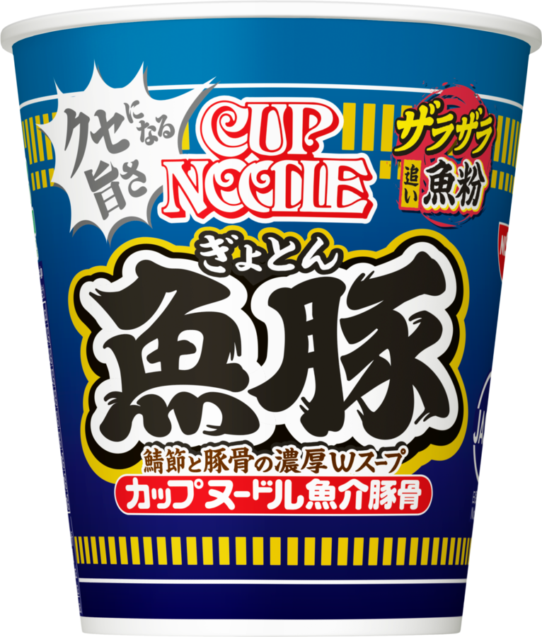 Nissin, Cup Noodle, “Gyoton” Seafood & Porkk, Gyokai Tonkotsu, 85g