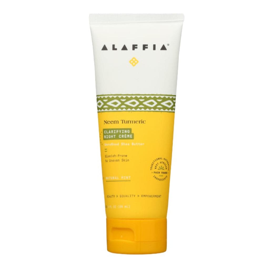 Alaffia – Neem Turmeric Night Cream, 3 Oz