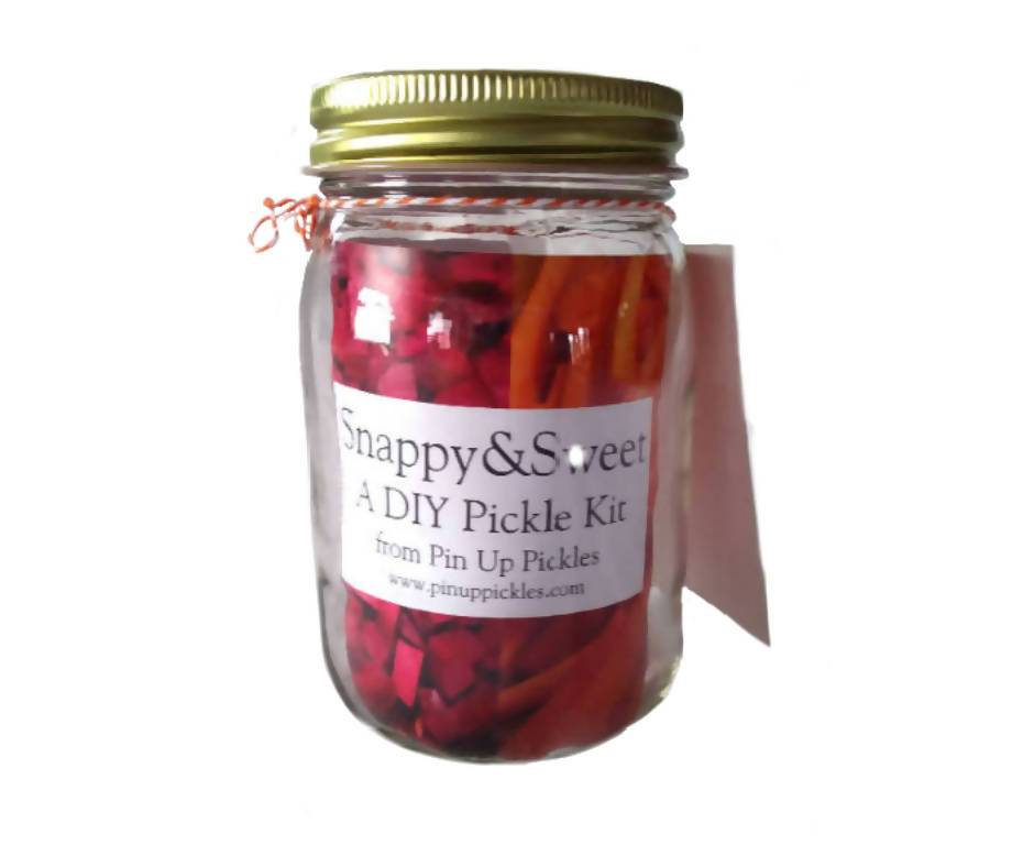 DIY Pickle Kit w/ Jars – Snappy & Sweet – 24 Jars