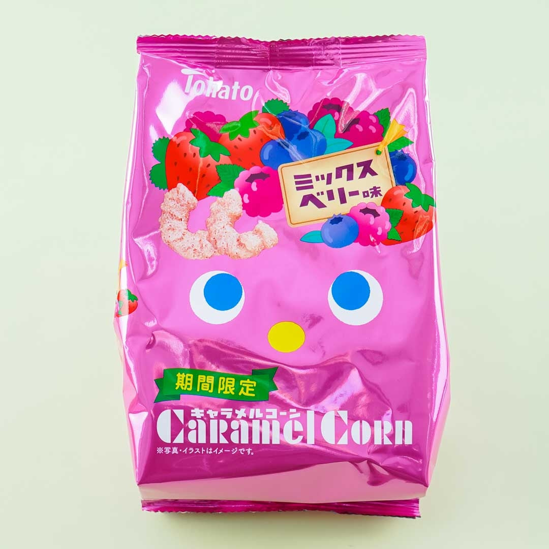Tohato Caramel Corn – Mixed Berry
