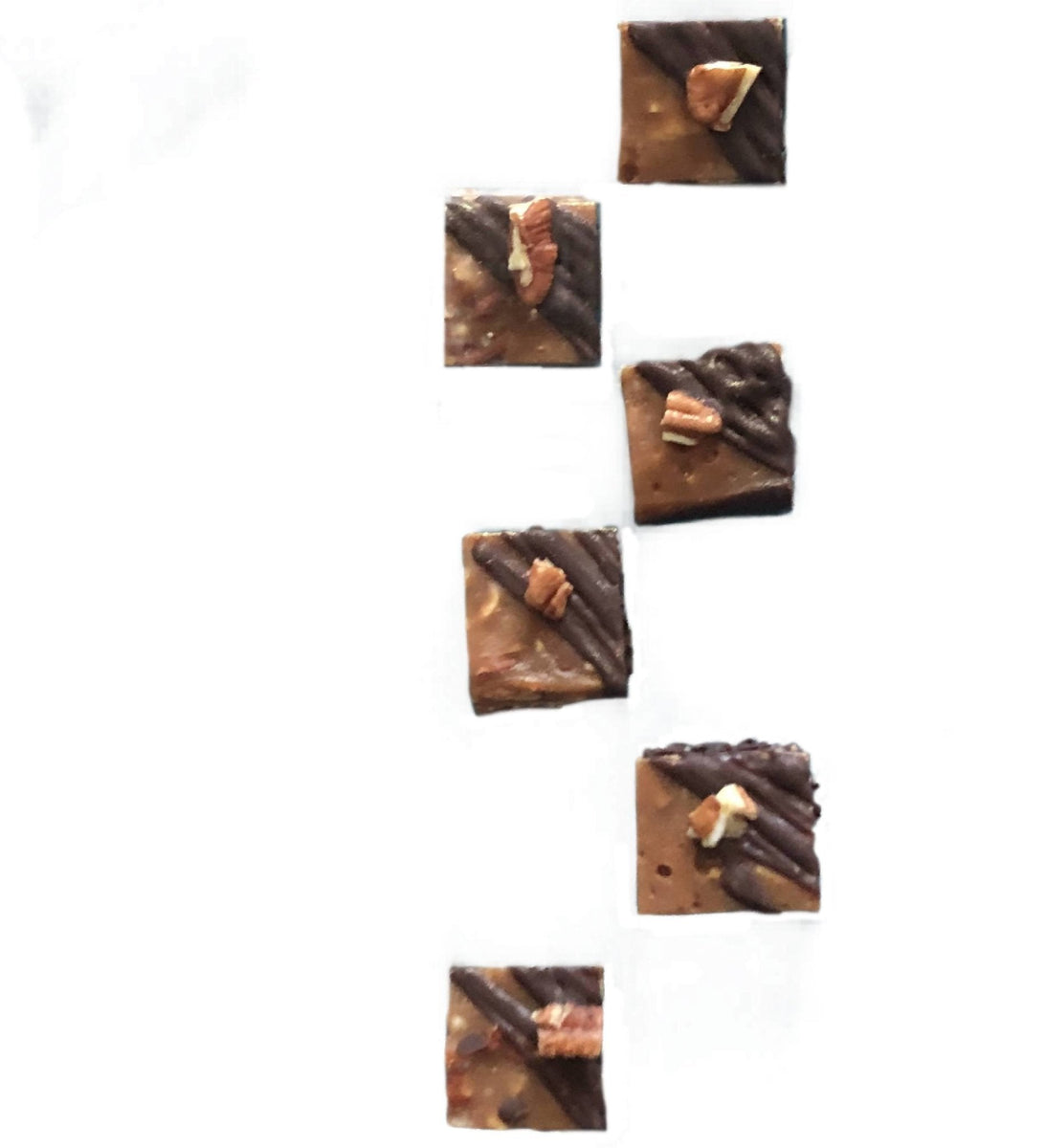 Sugar, Butter, Chocolate Bourbon Pecan Turtles Pieces – 12 x 1 piece