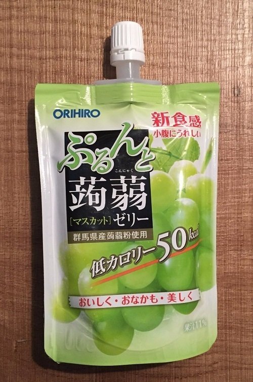 Orihiro “Purunto Konnyaku” Konjac Fruits Jelly Muscat 130g