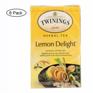 Twinings – Herbal Lemon Delight Tea, 20 Bags | Pack of 6