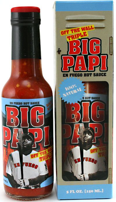 Big Papi “Off The Wall Triple” Hot Sauce, 5oz.