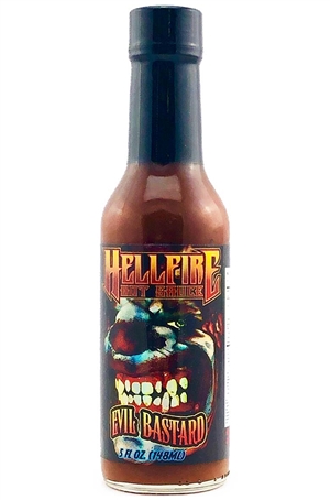 Hellfire Evil Bastard Hot Sauce, 5oz.