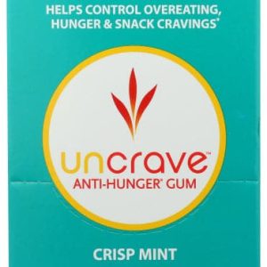 Stay Full with Uncrave Anti-Hunger Mint Gum 7Pk
