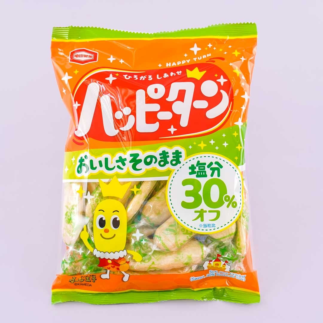 Kameda Happy Turn Low Salt Senbei Rice Crackers