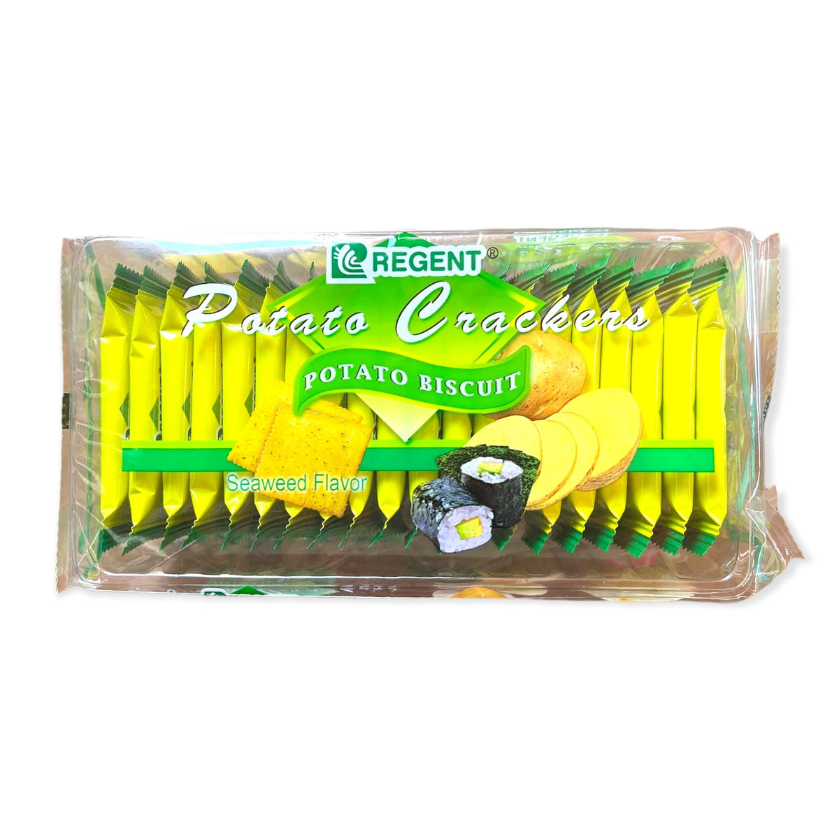 Regent – Potato Crackers – Potato Biscuit – Seaweed Flavor – 20 Pack – 200 G