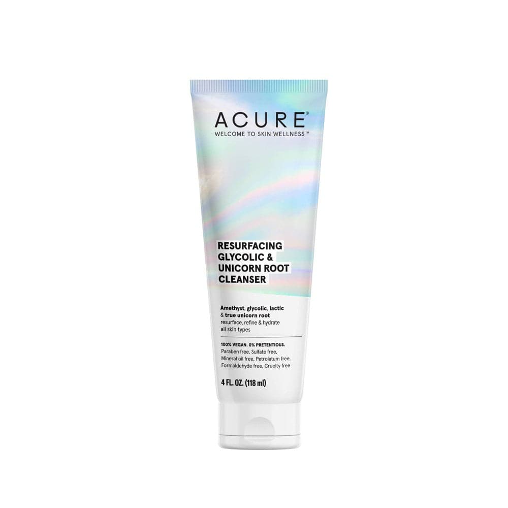 Acure – Resurfacing Glycolic & Unicorn Root Cleanser, 4oz