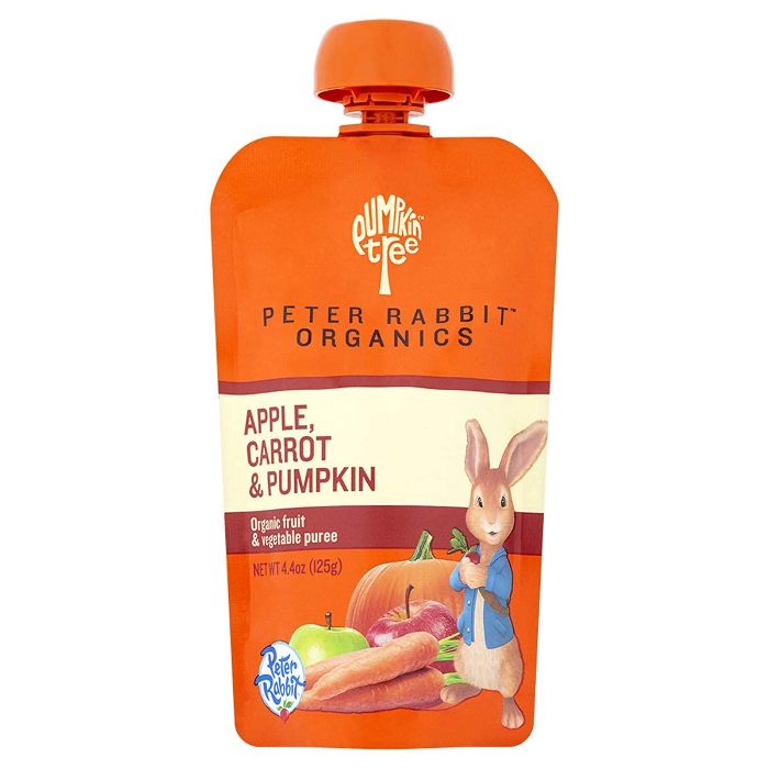 Peter Rabbit Baby Pumpkin Carrot Apple Organic 4.4 Oz – Pack Of 10