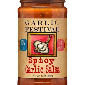 Salsa Spicy Garlic 12 oz Garlic Festival Foods