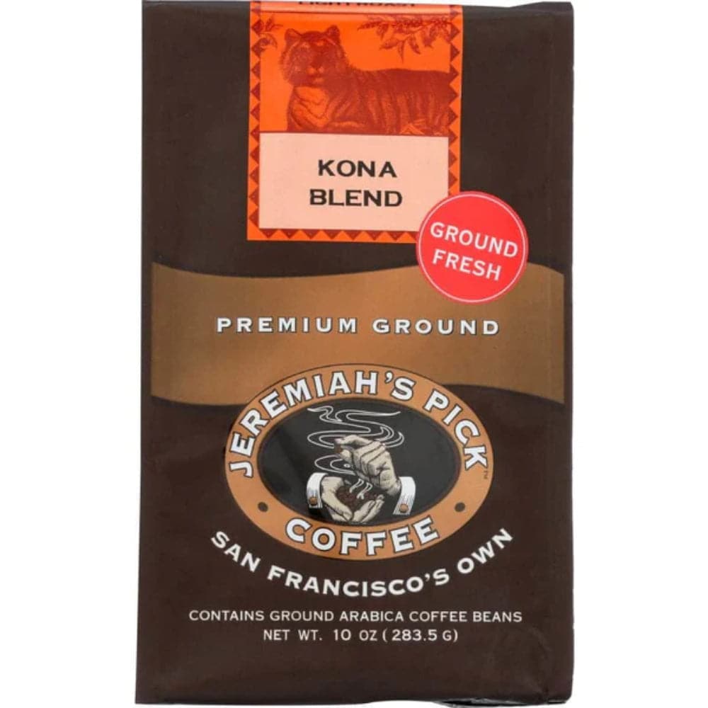 Jeremiah’S Pick Coffee – Kona Blend Ground Coffee Light Roast