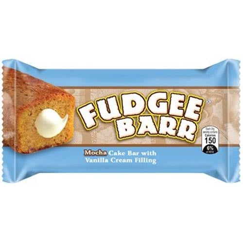 Rebisco – Fudgee Barr Mocha Rage with Vanilla Filled Cream – 10 Pack – 42g