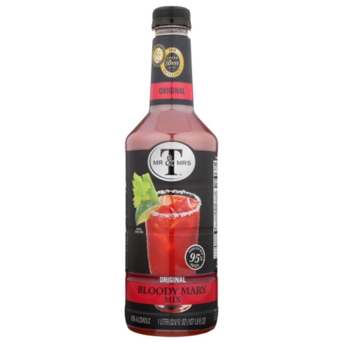 Mr & Mrs T – Mixer Bloody Mary, 33.8 Fl Oz | Pack of 6
