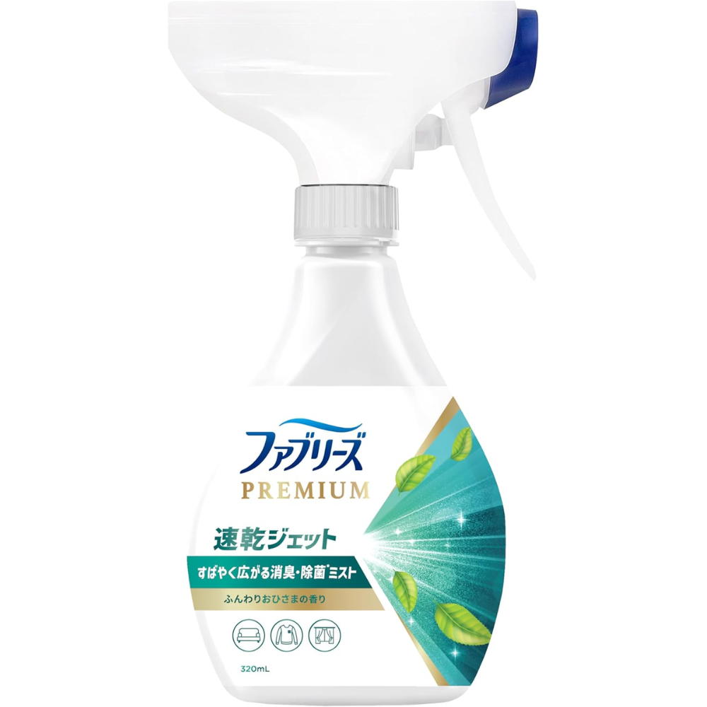 Febreze Premium Fabric Spray Quick-Dry Deodorizing & Sanitizing Sunlight Scent 320ml – Made in JAPAN – Tokyo Sakura Mall
