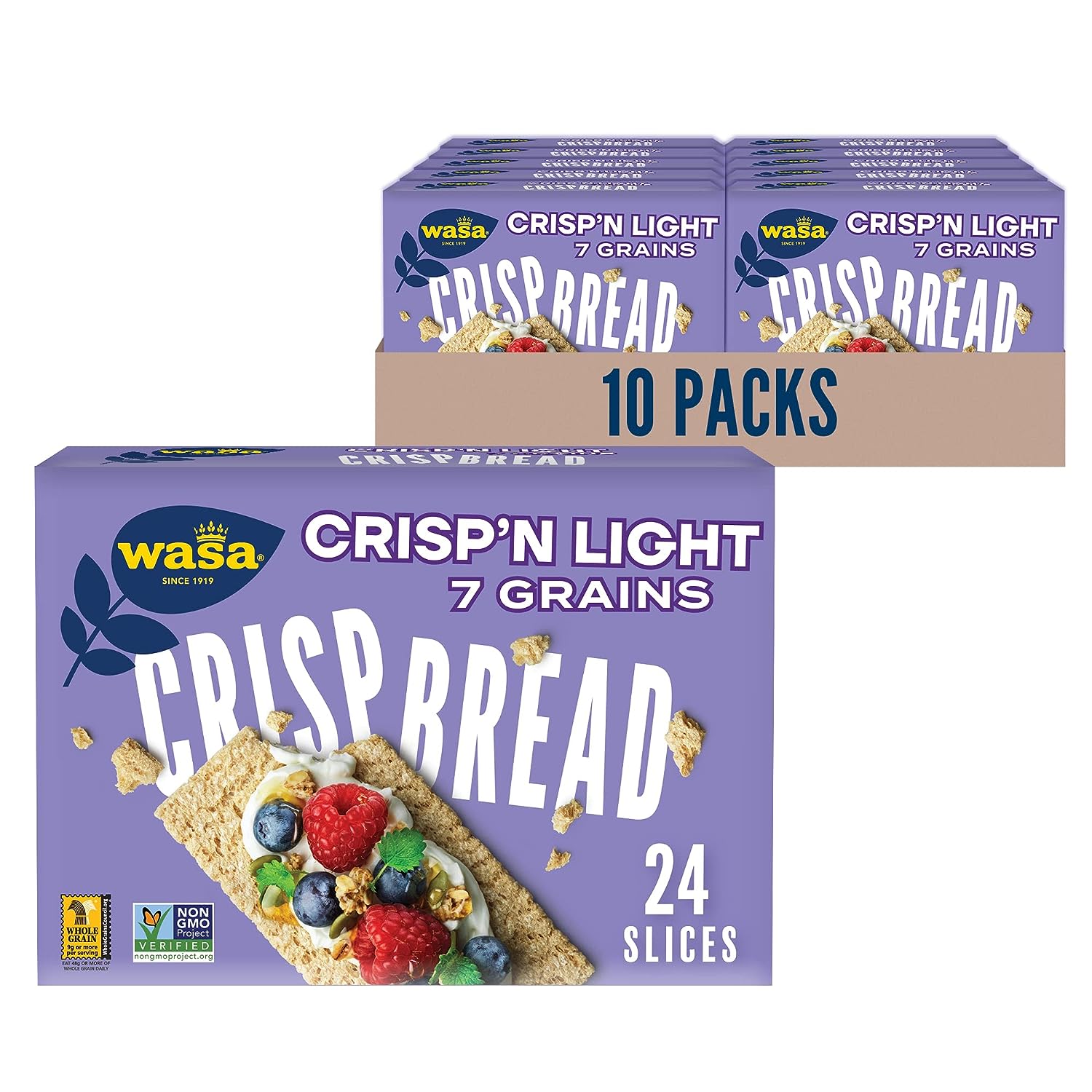 Wasa Crispbread 7grn Lte 4.9 Oz – Pack Of 10