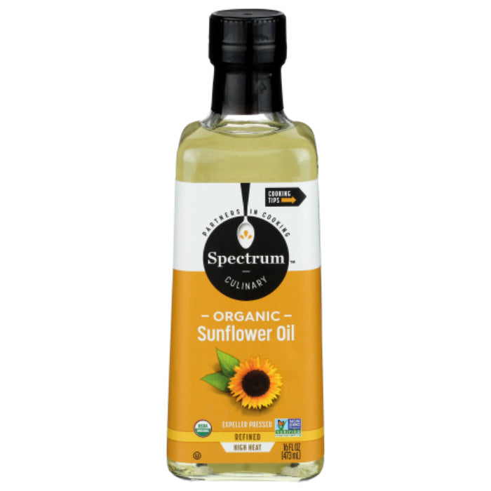Spectrum Naturals – Oil Sunflower Refined Semi, 16 Fo | Pack of 1