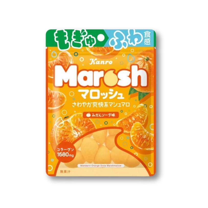 Kanro Marosh Marshmallow – Mandarin Soda