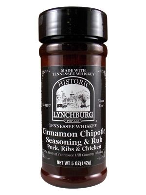 Historic Lynchburg Tennessee Cinnamon Chipotle Seasoning and Rub, 5oz.