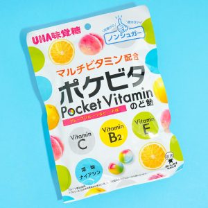 UHA Mikakuto Pocket Vitamin Throat Candy – Grapefruit & Peach