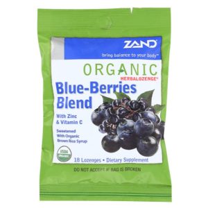 Zand Lozenges Herbal Blueberry Org 18 Pc – Pack Of 12