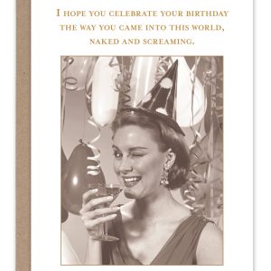 Shannon Martin Design – Naked And Screaming Card