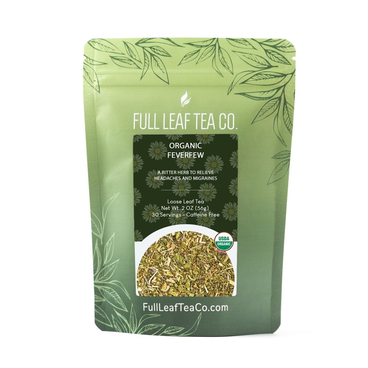 Organic Feverfew Retail Bags – Case of 6