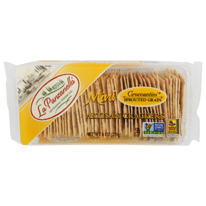 La Panzanella – Croccantini Sprouted Grain, 6 Oz – Pack of 12