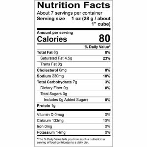 Daiya – Medium Cheddar Style Farmhouse Block, 7.1oz