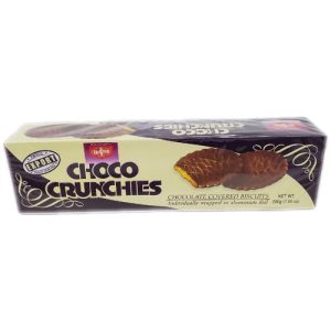 Fibisco – Choco Crunchies – Chocolate Covered Biscuits – 200 G