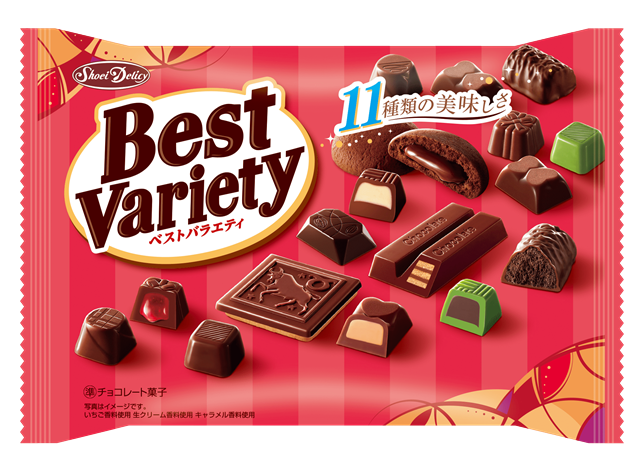 Shoei, Chocolate Assortment, “Best Variety”, 11 kinds in 1 bag, 180g