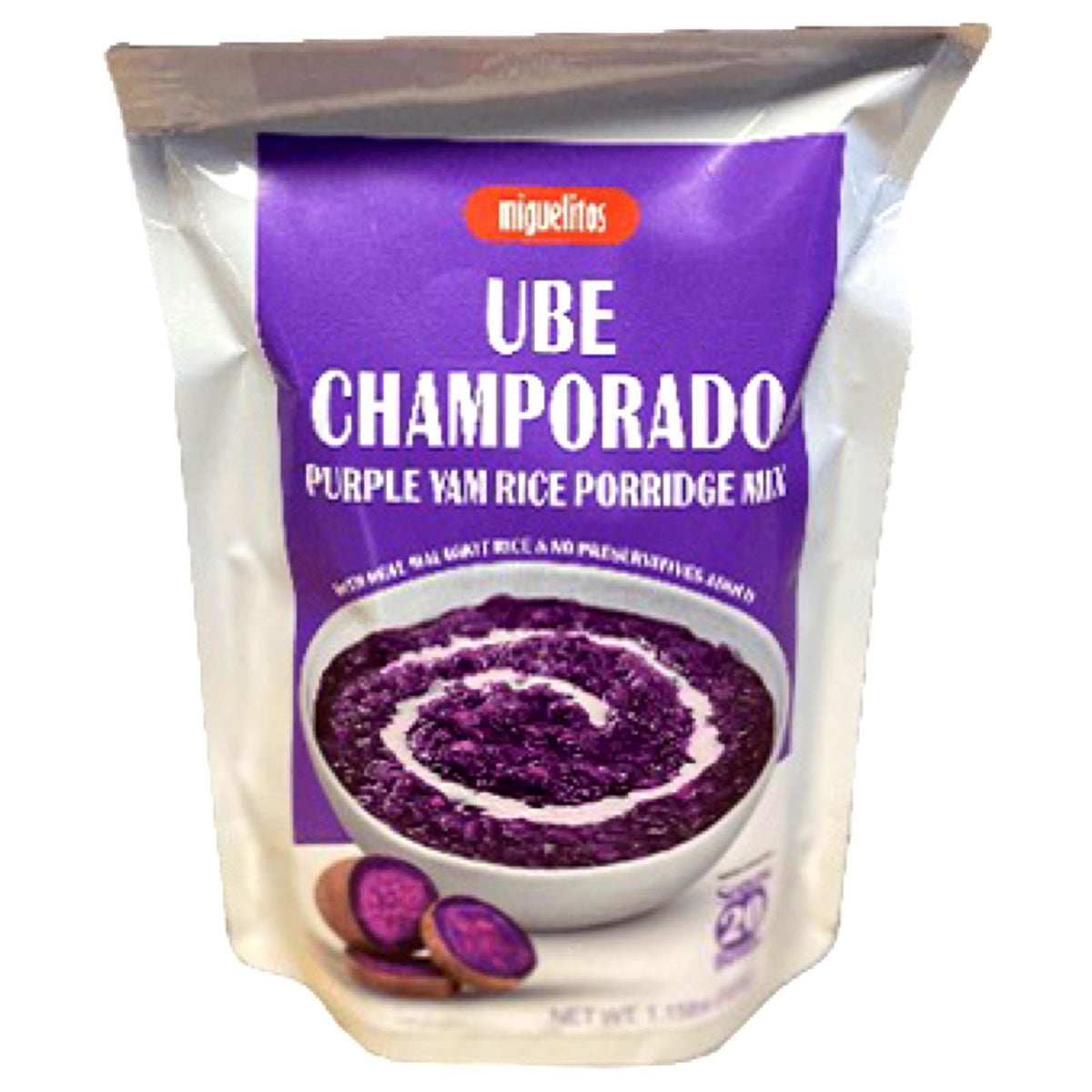 Miguelitos – UBE Champorado – Purple Yam Rice Porridge Mix – 500 G