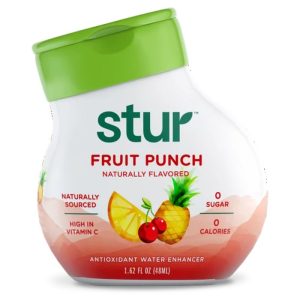 Stur – Water Enhancer Liquid Fruit Punch, 1.62 oz | Pack of 6