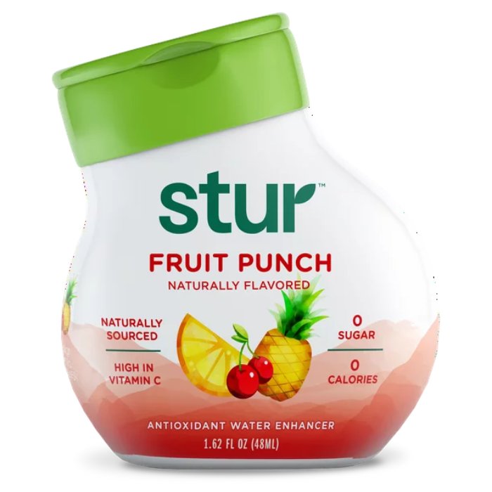 Stur – Water Enhancer Liquid Fruit Punch, 1.62 oz | Pack of 6